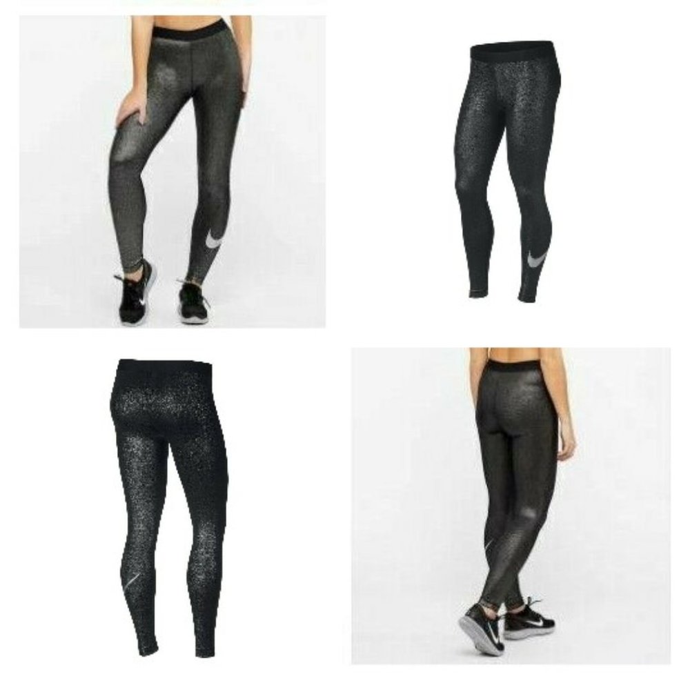 Nike Pro Women's Sparkle Training  Leggings Black